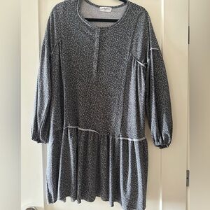 CJLA grey light sweatshirt dress